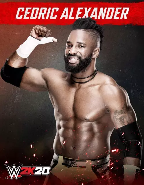 wwe2k20 artworks cedric alexander