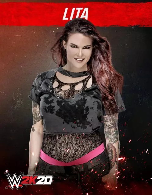 wwe2k20 artworks lita