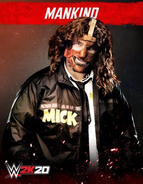 wwe2k20 artworks mankind