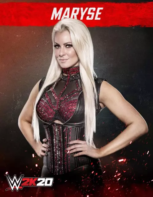 wwe2k20 artworks maryse