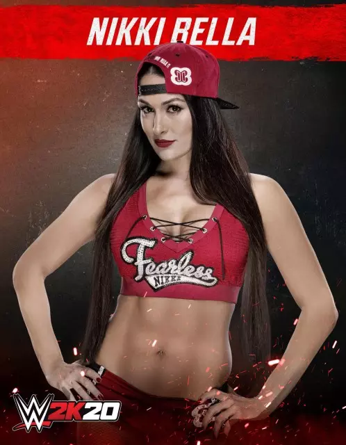 wwe2k20 artworks nikki bella