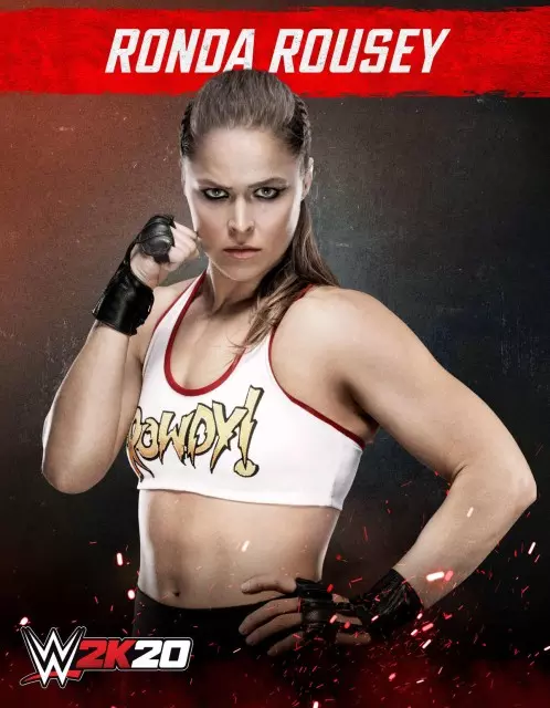 wwe2k20 artworks ronda rousey