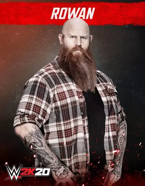 wwe2k20 artworks rowan