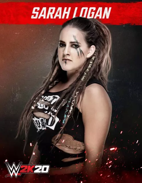 wwe2k20 artworks sarah logan