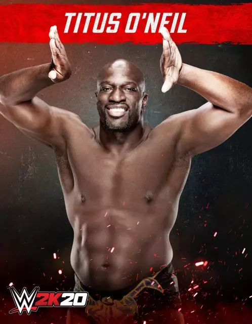 wwe2k20 artworks titus oneil