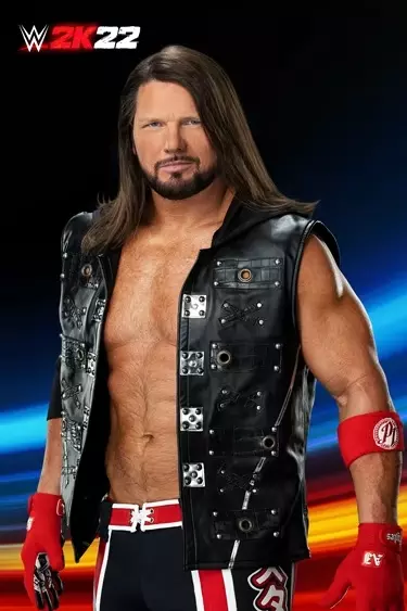 AJ Styles WWE 2K22 Custom Roster Image by MessiahMikeWWE on DeviantArt