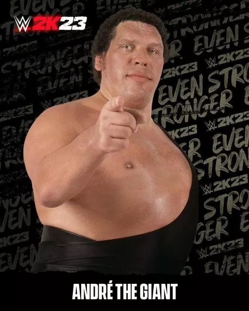 wwe2k23 artworks andre the giant