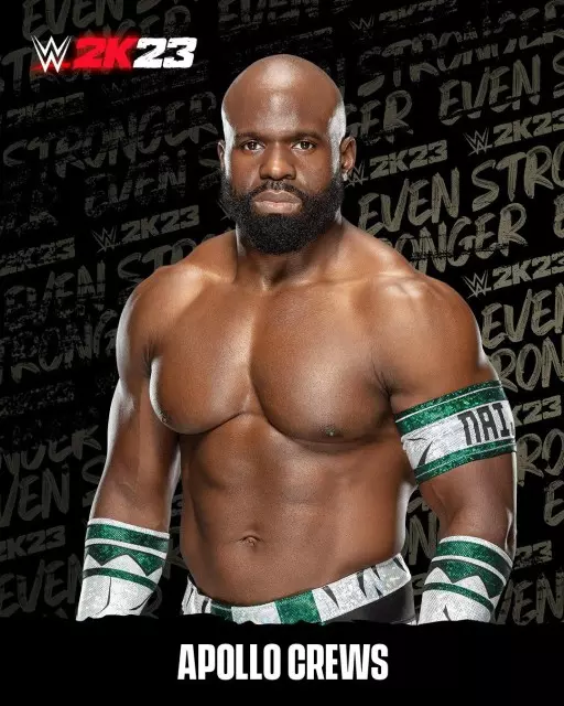 wwe2k23 artworks apollo crews