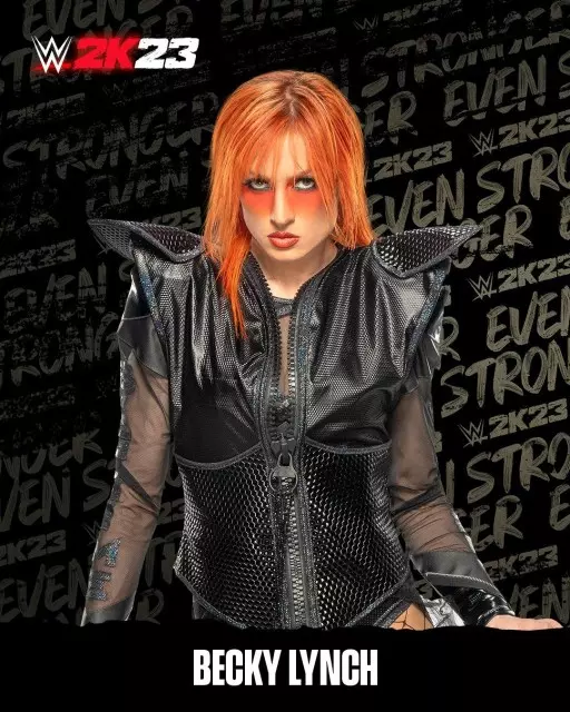 wwe2k23 artworks becky lynch