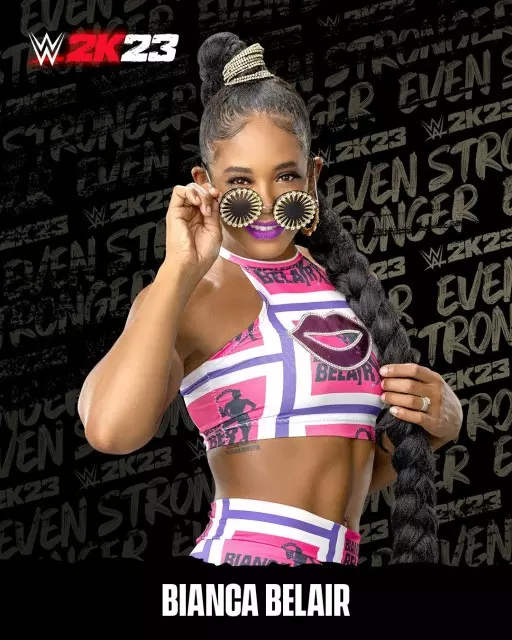 wwe2k23 artworks bianca belair