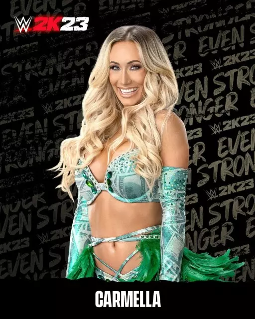 wwe2k23 artworks carmella