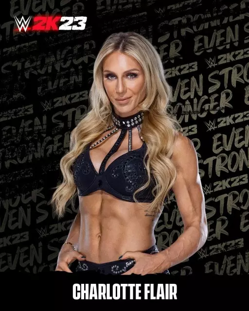 wwe2k23 artworks charlotte flair