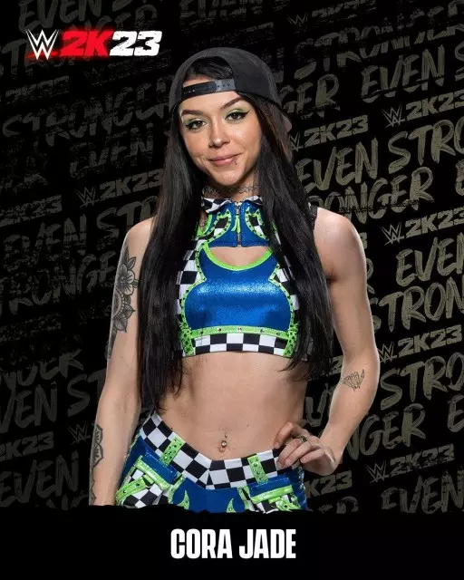 wwe2k23 artworks cora jade