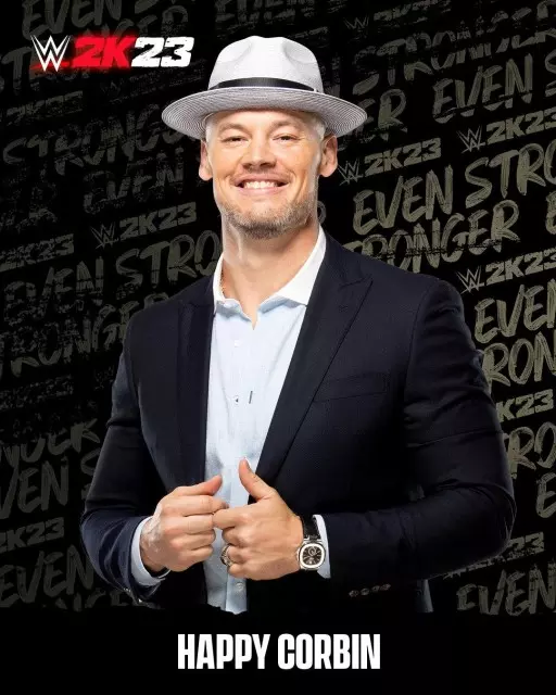 wwe2k23 artworks happy corbin