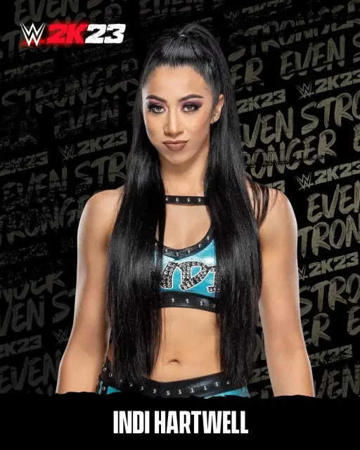 wwe2k23 artworks indi hartwell