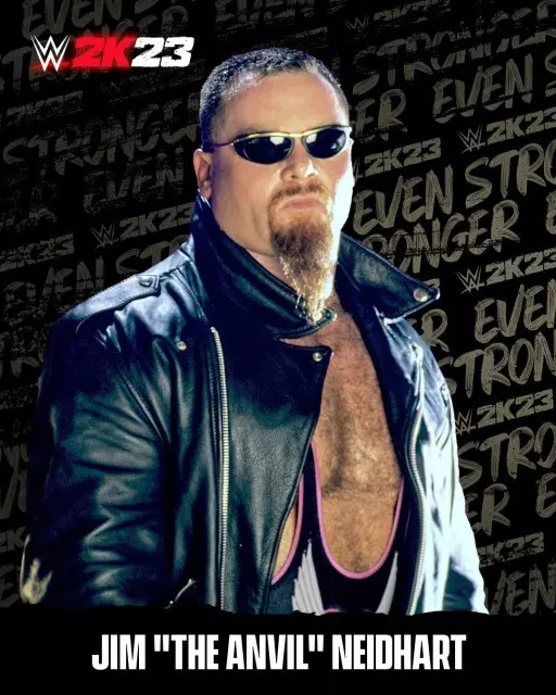 wwe2k23 artworks jim the anvil neidhart