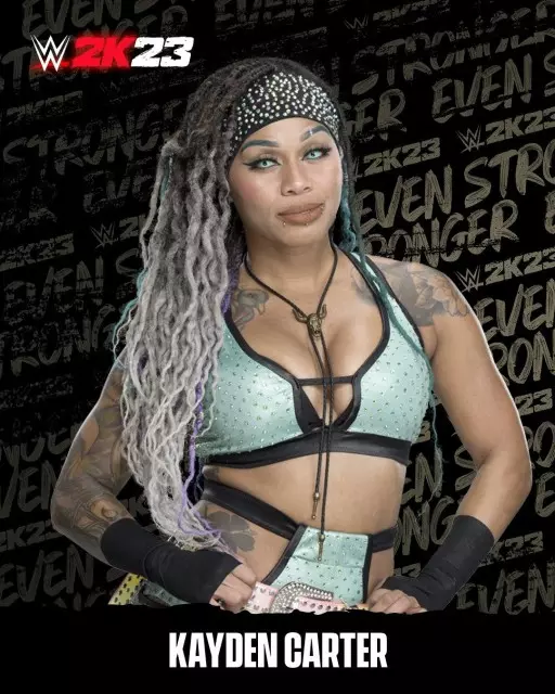 wwe2k23 artworks kayden carter