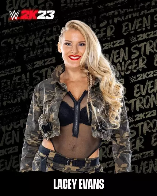 wwe2k23 artworks lacey evans