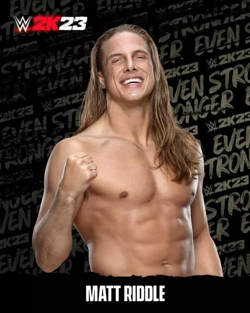 wwe2k23 artworks matt riddle