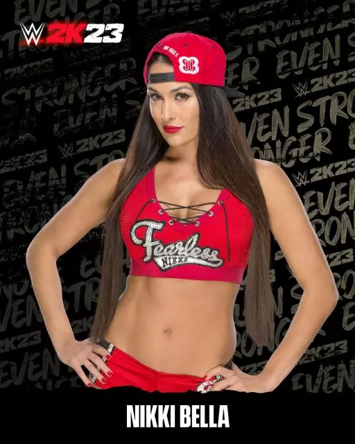 wwe2k23 artworks nikki bella