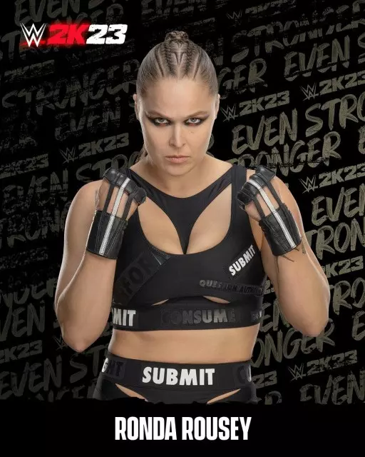 wwe2k23 artworks ronda rousey