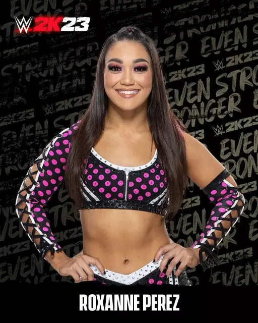 wwe2k23 artworks roxanne perez