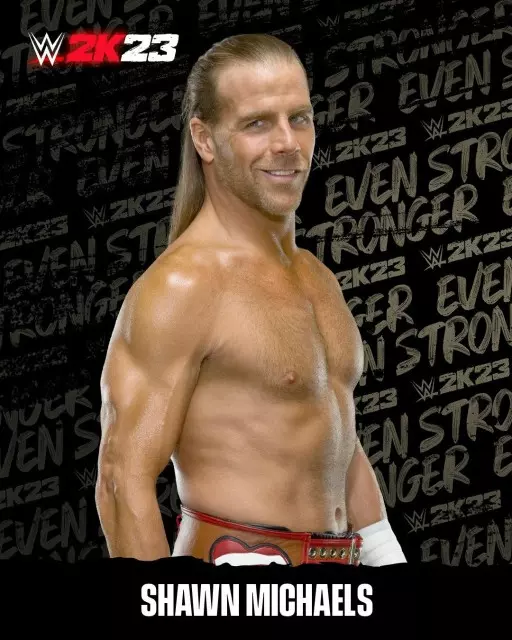 wwe2k23 artworks shawn michaels