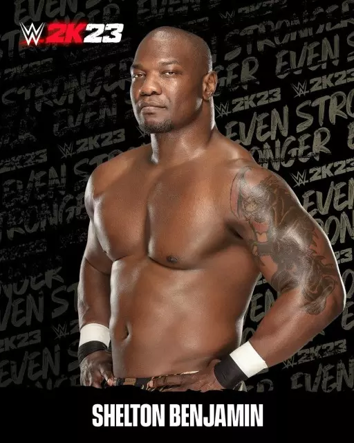 wwe2k23 artworks shelton benjamin