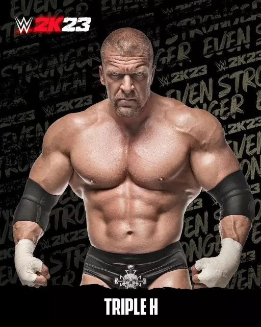 wwe2k23 artworks triple h