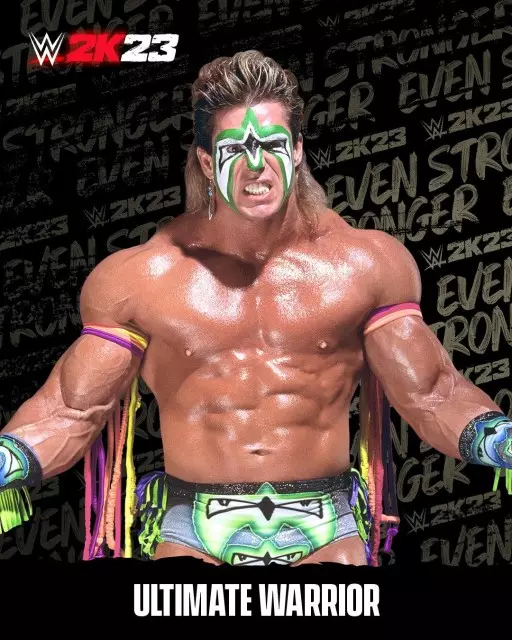 wwe2k23 artworks ultimate warrior