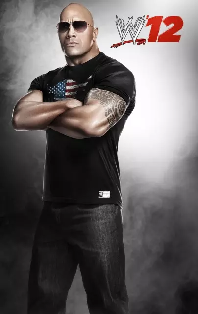 wwe12 artworks the rock