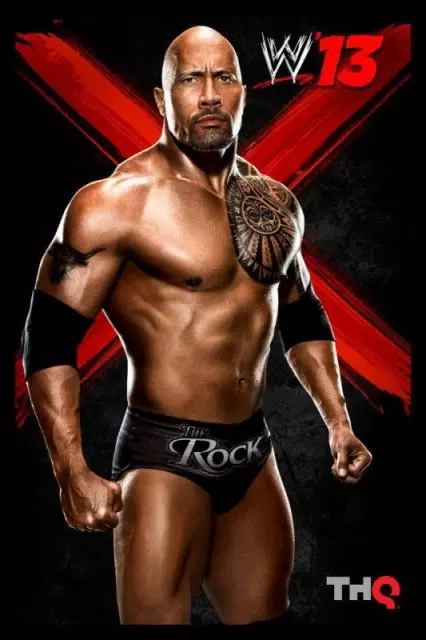 wwe13 artworks the rock