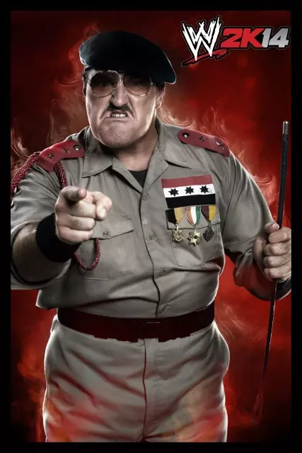 wwe2k14 artworks sgt slaughter