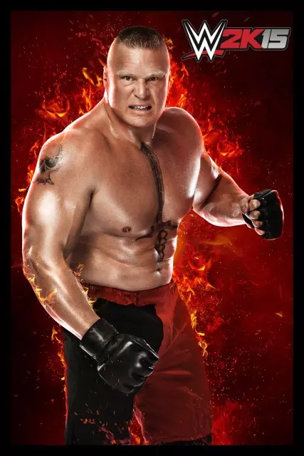 wwe2k15 artworks brock lesnar