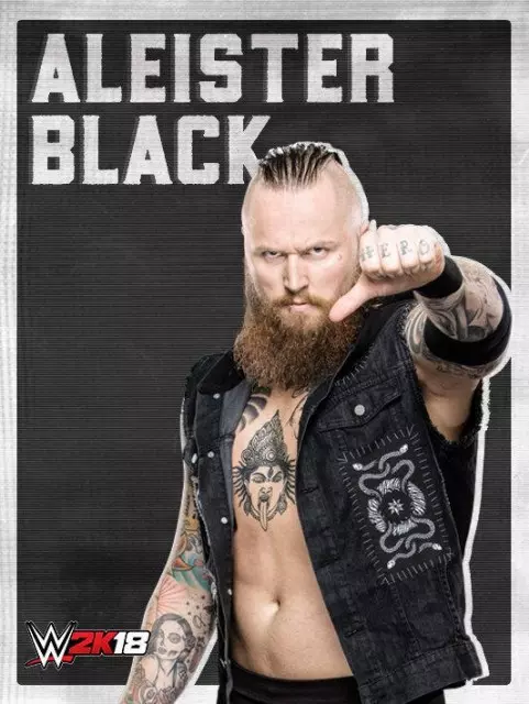 wwe2k18 artworks aleister black