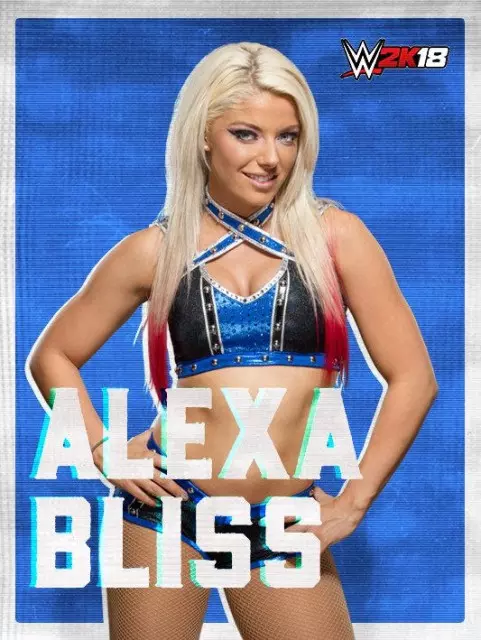 wwe2k18 artworks alexa bliss