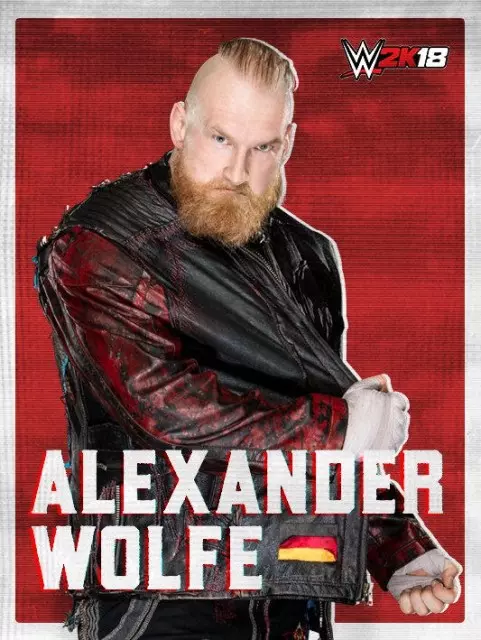 wwe2k18 artworks alexander wolfe