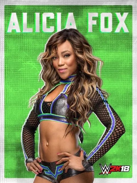 wwe2k18 artworks alicia fox