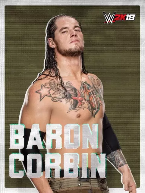 wwe2k18 artworks baron corbin