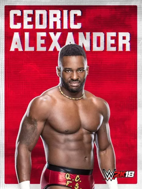 wwe2k18 artworks cedric alexander