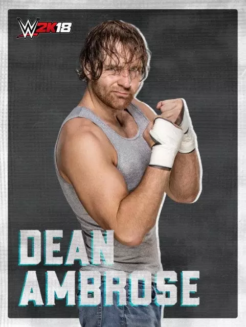 wwe2k18 artworks dean ambrose