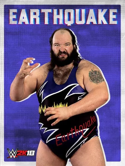 wwe2k18 artworks earthquake