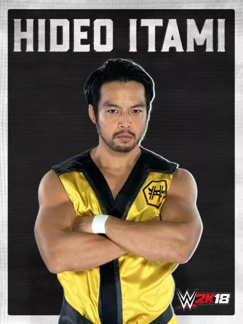 wwe2k18 artworks hideo itami