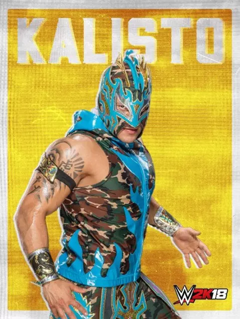 wwe2k18 artworks kalisto