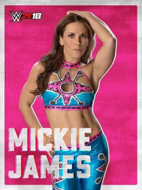 wwe2k18 artworks mickie james