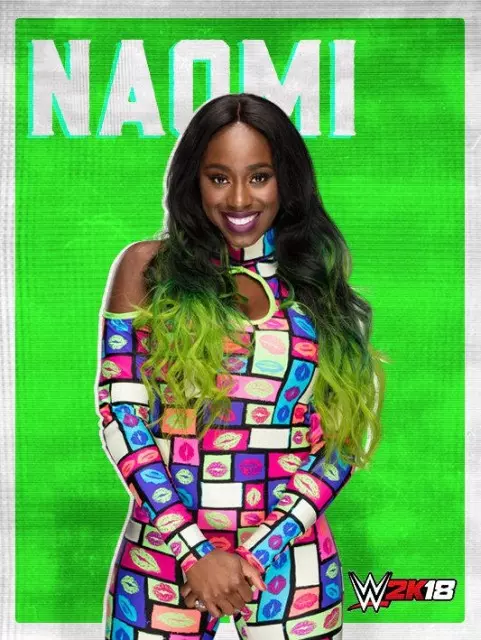 wwe2k18 artworks naomi