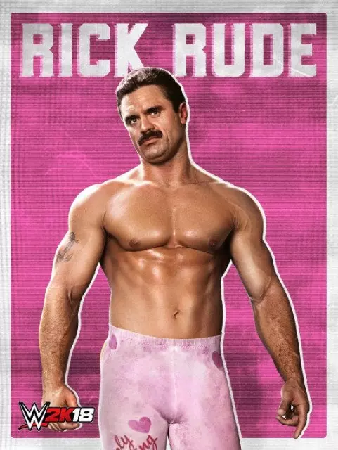 wwe2k18 artworks rick rude