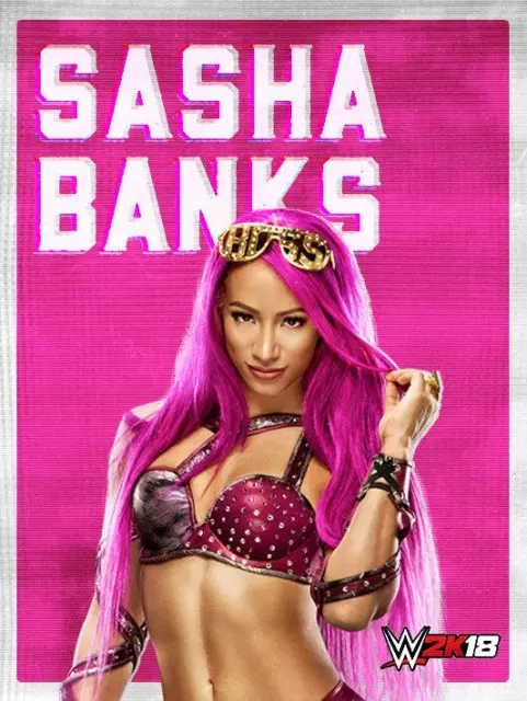 wwe2k18 artworks sasha banks