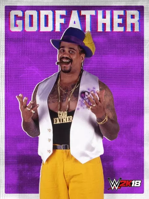 wwe2k18 artworks the godfather