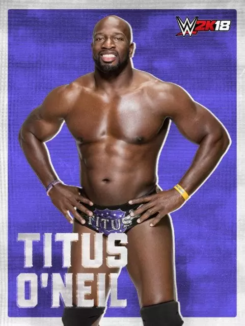 wwe2k18 artworks titus oneil